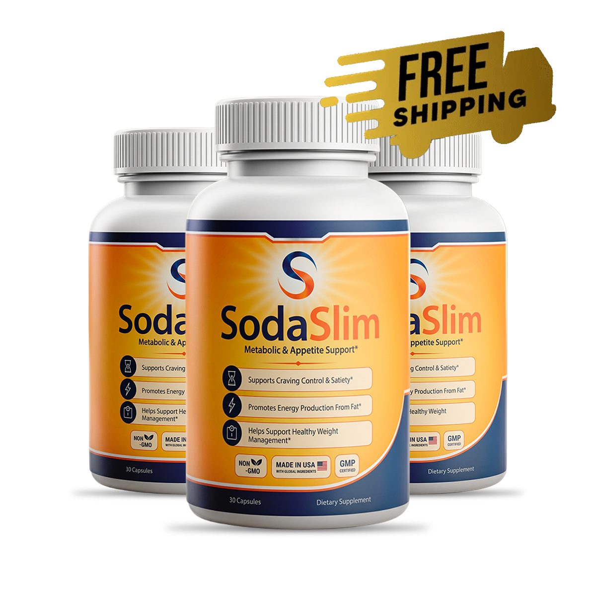 3 bottles SodaSlim